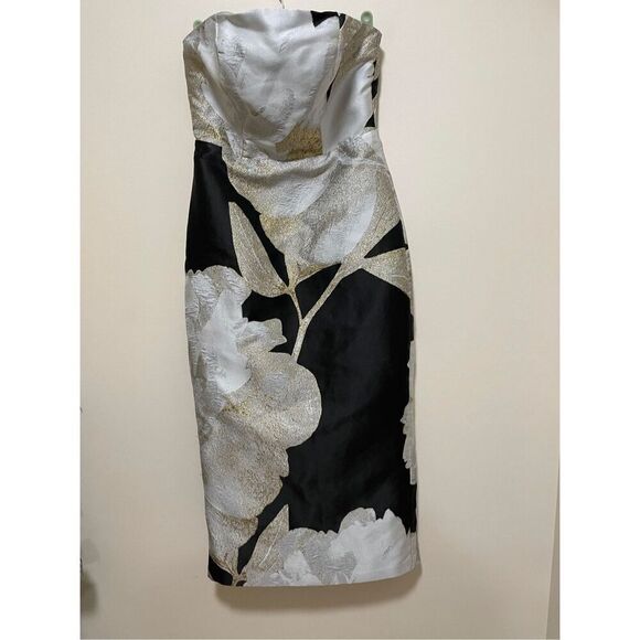 Anthropologie Eva Franco Slim Floral Midi Dress Size 2 - Picture 5 of 9